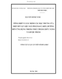 Tóm tắt Luận án Tiến sĩ Hóa học: Tổng hợp và xác định các đặc trưng của một số vật liệu sắt-polysaccarit, hướng đến ứng dụng trong thực phẩm chức năng và dược phẩm