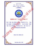 Khóa luận tốt nghiệp Kế toán-Kiểm toán: Thực trạng công tác kế toán tiền lương, các khoản trích theo lương và thuế thu nhập cá nhân tại Công ty Cổ phần Đầu tư Du lịch Khang Nguyên