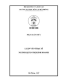 Luận văn Thạc sĩ Quản trị Kinh doanh: Biện pháp nâng cao hiệu quả khai thác than tại Công ty TNHH MTV 397 – Tổng Công ty Đông Bắc