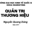 Bài giảng Quản trị thương hiệu - Chương 5: Tổng quan về thương hiệu