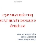 Bài giảng Cập nhật điều trị sốt xuất huyết Dengue nặng ở trẻ em