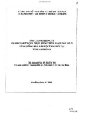 Đánh giá kết quả thực hiện chính sách dân số ờ vùng đồng bằng dân tộc ít người tại tỉnh Cao Bằng