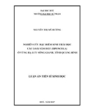 Luận án tiến sĩ Sinh học: Nghiên cứu đặc điểm sinh thái học các loài Sâm đất (Sipuncula) ở vùng hạ lưu sông Gianh, tỉnh Quảng Bình