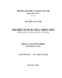 Tóm tắt Khóa luận tốt nghiệp ngành Bảo tàng học: Tìm hiểu di tích chùa Thiên Niên