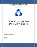 BÁO CÁO BÀI TẬP LỚN XÁC SUẤT THỐNG KÊ