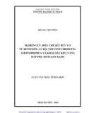 Luận văn Thạc sĩ Hoá học: Nghiên cứu điều chế sét hữu cơ từ bentonit (Ấn Độ) với cetyltrimetyl amoni bromua và khảo sát khả năng hấp phụ metylen xanh