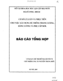 Cơ sở lý luận và thực tiễn cho việc xây dựng hệ thống thang, bảng lương và phụ cấp mới