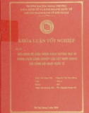 Khóa luận tốt nghiệp: Mối quan hệ giữa chính sách thương mại và chính sách công nghiệp của Việt Nam trong bối cảnh hội nhập quốc tế