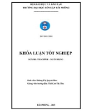 Khóa luận tốt nghiệp Tài chính - Ngân hàng: Một số giải pháp nâng cao chất lượng cho vay hộ sản xuất tại Ngân hàng nông nghiệp và phát triển nông thôn Việt Nam – Chi nhánh huyện Tiên Lãng