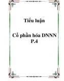 Tiểu luận Cổ phần hóa DNNN P.4