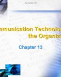 Lecture Business and industrial communication - Chapter 13: Communication technology in the organization