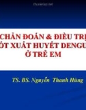 Bài giảng Chhẩn đoán và điều trị sốt xuất huyết Dengue ở trẻ em