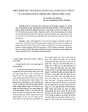 Biện pháp đẩy mạnh hoạt động quan hệ công chúng của tập đoàn Bưu chính viễn thông Việt Nam