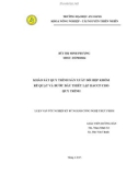 KHẢO SÁT QUY TRÌNH SẢN XUẤT ĐỒ HỘP KHÓM RẼ QUẠT VÀ BƯỚC ĐẦU THIẾT LẬP HACCP CHO QUY TRÌNH