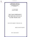 Đề tài tốt nghiệp cử nhân Điều dưỡng hệ VHVL: Thực trạng nhiễm khuẩn trên bệnh nhi Lơ xê mi cấp sau điều trị hóa chất