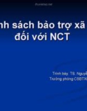 Báo cáo Chính sách Bảo trợ xã hội đối với NCT - TS. Nguyễn Ngọc Toản