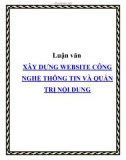 Luận văn XÂY DỰNG WEBSITE CÔNG NGHỆ THÔNG TIN VÀ QUẢN TRỊ NỘI DUNG