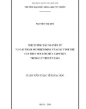 Luận văn Thạc sĩ Khoa học: Thế tương tác nguyên tử và các tham số nhiệt động của các tinh thể cấu trúc FCC có chứa tạp chất trong lý thuyết XAFS