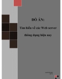 Đồ án tốt nghiệp - Phân tích thiết kế hệ thống - Tìm hiểu về các Web server thông dụng hiện nay