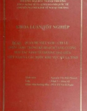 Khóa luận tốt nghiệp: Quan hệ Việt Nam - Chi Lê điểm sáng trong kế hoạch tăng cường hợp tác kinh tế thương mại giữa Việt Nam và các nước khu vực Mỹ La Tinh