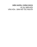 Diễn ngôn, chính sách và sự biến đổi văn hóa - sinh kế tộc người