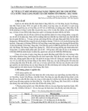 SỰ TÍCH LUỸ MỘT SỐ KIM LOẠI NẶNG TRONG ĐẤT DO ẢNH HƯỞNG CỦA NƯỚC THẢI LÀNG NGHỀ TÁI CHẾ NHÔM YÊN PHONG - BẮC N