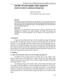 Báo cáo nghiên cứu khoa học: VÀI NÉT VỀ CHỦ NGHĨA THỰC DỤNG MỸ SOME FEATURES OF AMERICAN PRAGMATISM TRỊNH SƠN HOAN