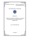 Luận án Tiến sĩ Hóa học: Nghiên cứu tổng hợp các hợp chất lai của một số triterpenoid có chứa nhóm benzamide và hydroxamate