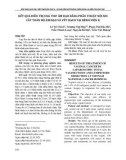 Kết quả điều trị ung thư âm đạo bằng phẫu thuật nội soi cắt toàn bộ âm đạo và vét hạch tại Bệnh viện K