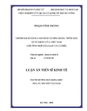 Luận án tiến sĩ Kinh tế: Chính sách nâng cao chất lượng hàng nông sản xuất khẩu của Việt Nam (trường hợp lúa gạo và cà phê)