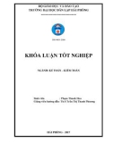 Khóa luận tốt nghiệp Kế toán - Kiểm toán: Hoàn thiện công tác tổ chức kế toán thanh toán với người mua – người bán tại Công ty Cổ phần Nước sạch Quảng Ninh