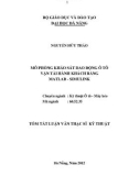 Luận văn: MÔ PHỎNG KHẢO SÁT DAO ĐỘNG Ô TÔ VẬN TẢI HÀNH KHÁCH BẰNG MATLAB - SIMULINK