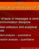 Lecture Communication research: Asking questions, finding answers (2/e): Chapter 13 - Joann Keyton