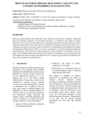 Báo cáo nghiên cứu khoa học RESULTS ON STRENGTHENING DIAGNOSTIC CAPACITY AND CONTROL OF DIARRHOEA IN SUCKLING PIGS 