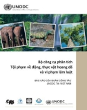 Bộ công cụ phân tích tội phạm về động, thực vật hoang dã và vi phạm lâm luật: Báo cáo của đoàn công tác UNODC tại Việt Nam