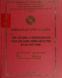 Khóa luận tốt nghiệp: Liên kết quốc tế nhằm nâng cao năng lực cạnh tranh của ngành du lịch Việt Nam