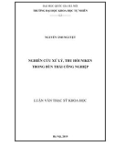 Luận văn Thạc sĩ Khoa học: Nghiên cứu xử lý, thu hồi niken trong bùn thải công nghiệp