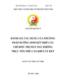 Luận văn Thạc sĩ Y học: Đánh giá tác dụng của phương pháp dưỡng sinh kết hợp cấy chỉ điều trị mất ngủ không thực tổn thể can khí uất kết