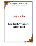 LUẬN VĂN: Lập trình Windows Script Host