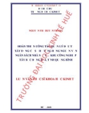 Luận án Thạc sĩ Khoa học kinh tế: Hoàn thiện công tác quản lý đầu tư xây dựng cơ sở hạ tầng bằng nguồn vốn ngân sách Nhà nước ở khu công nghiệp Tây Bắc Đồng Hới, tỉnh Quảng Bình