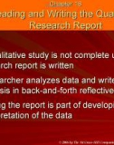 Lecture Communication research: Asking questions, finding answers (2/e): Chapter 18 - Joann Keyton