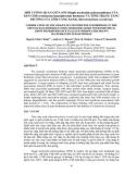 BÁO CÁO MỐI TƯƠNG QUAN GIỮA SNP (Single nucleotide polymorphisms) CỦA GEN CHH (crustacean hyperglycemic hormone) VÀ TÍNH TRẠNG TĂNG TRƯỞNG CỦA TÔM CÀNG XANH 