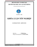 Khóa luận tốt nghiệp: Hoàn thiện công tác kế toán doanh thu và xác định kết quả kinh doanh tại Công ty cổ phần than Hà Lầm - Vinacomin