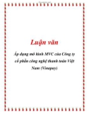 Luận văn: Áp dụng mô hình MVC của Công ty cổ phần công nghệ thanh toán Việt Nam (Vinapay)