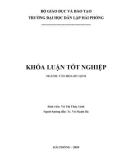 Khóa luận tốt nghiệp Văn hóa du lịch: Tìm hiểu hoạt động du lịch ở huyện đảo Vân Đồn - Quảng Ninh ﻿