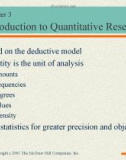 Lecture Communication research: Asking questions, finding answers: Chapter 3 - Joann Keyton