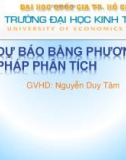 DỰ BÁO BẰNG PHƯƠNG PHÁP PHÂN TÍCH