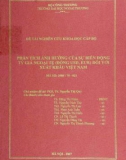 Luận văn: Phân tích ảnh hưởng của sự biến động tỷ giá ngoại tệ (đồng USD, EUR) đối với xuất khẩu Việt Nam