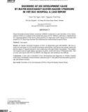 Bài viết Một trường hợp rối loạn phát triển giới tính do hội chứng Mayer-Rokitansky-Kuster-Hauser tại Bệnh viện Việt Đức
