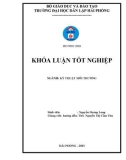 Đồ án tốt nghiệp ngành Kỹ thuật môi trường: Khảo sát hàm lượng BOD5, COD, TDS, Độ cứng trong nước sông Đa Độ